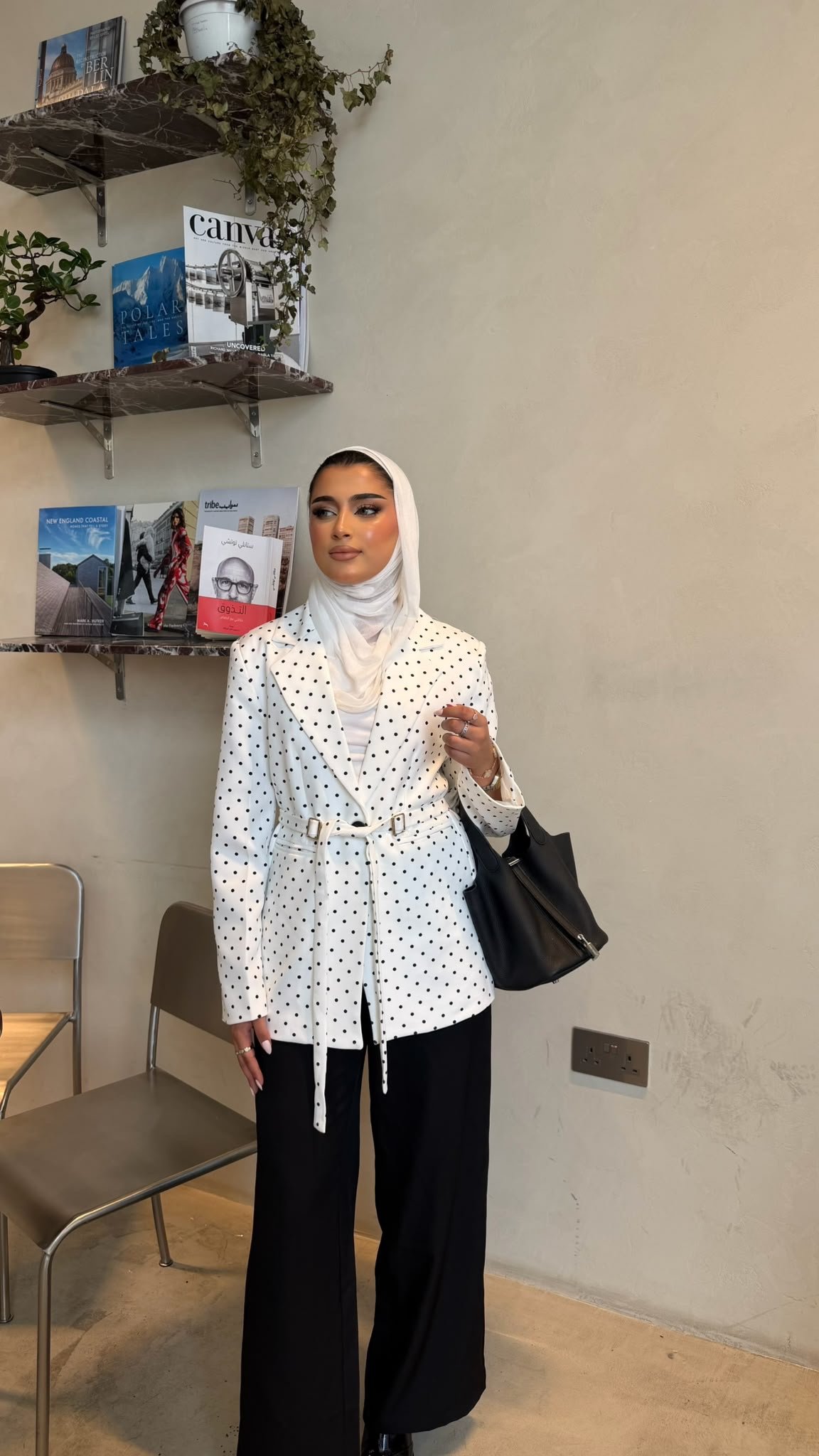 Classic Dot Blazer   8033